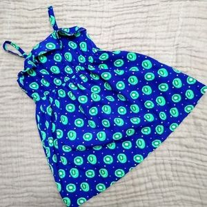 Cherokee blue kiwi dress. 3t